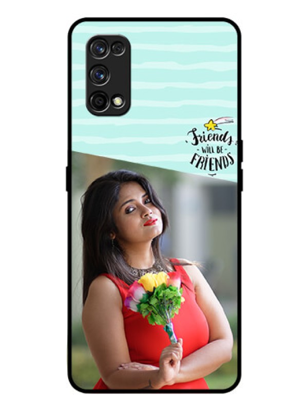 Custom Realme 7 Pro Custom Glass Phone Case  - Friends Picture Icon Design