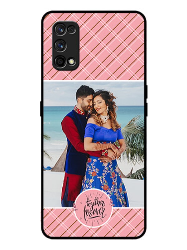 Custom Realme 7 Pro Personalized Glass Phone Case  - Together Forever Design