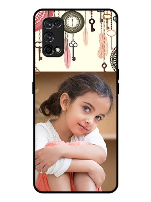 Custom Realme 7 Pro Custom Glass Mobile Case  - Boho Style Design