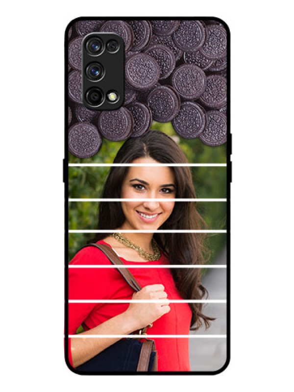 Custom Realme 7 Pro Custom Glass Phone Case  - with Oreo Biscuit Design