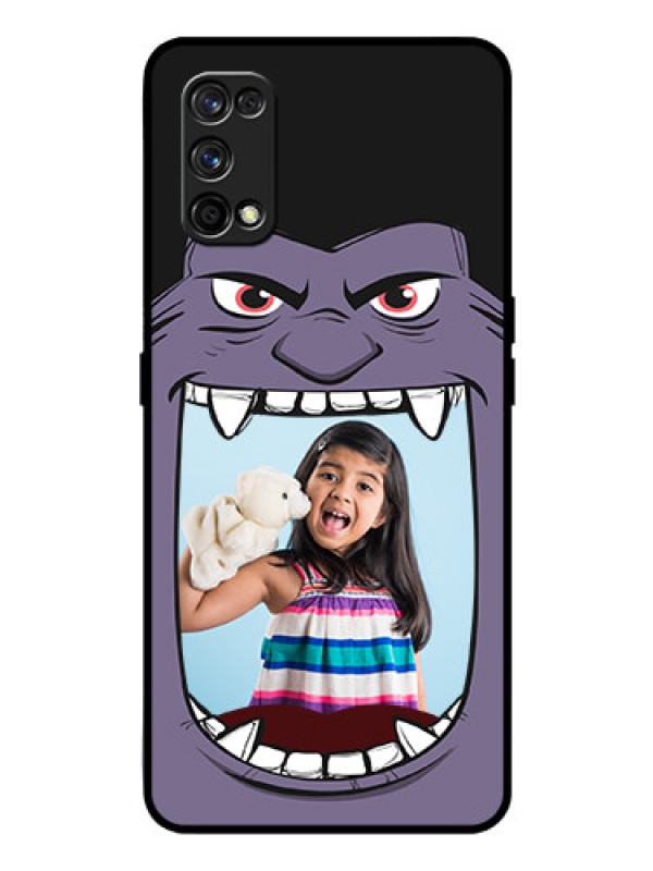Custom Realme 7 Pro Custom Glass Phone Case  - Angry Monster Design