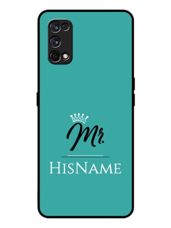 Custom Realme 7 Pro Custom Glass Phone Case Mr with Name