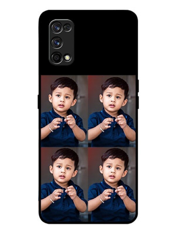 Custom Realme 7 Pro 4 Image Holder on Glass Mobile Cover