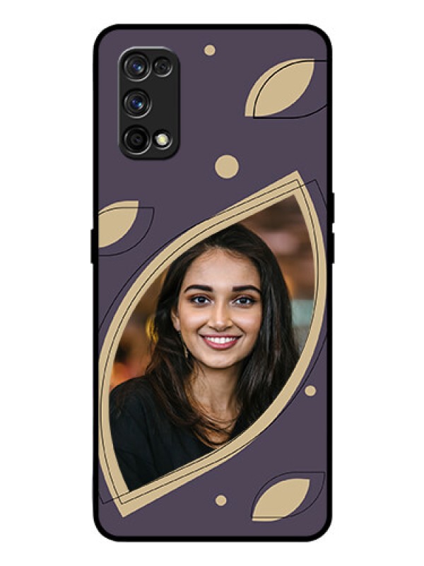 Custom Realme 7 Pro Custom Glass Mobile Case - Falling Leaf Design
