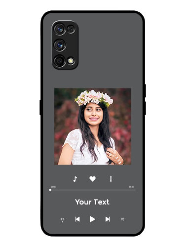 Custom Realme 7 Pro Custom Glass Mobile Case - Play The Music Design