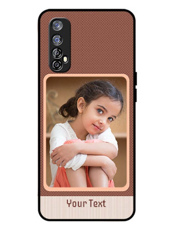 Custom Realme 7 Custom Glass Phone Case  - Simple Pic Upload Design