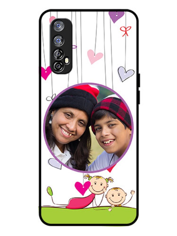 Custom Realme 7 Photo Printing on Glass Case  - Cute Kids Phone Case Design