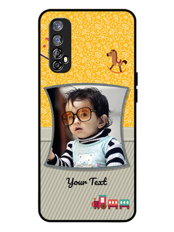 Custom Realme 7 Personalized Glass Phone Case  - Baby Picture Upload Design