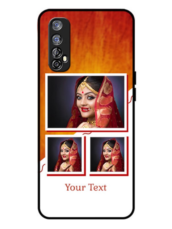 Custom Realme 7 Custom Glass Phone Case  - Wedding Memories Design  