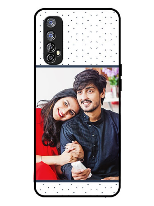 Custom Realme 7 Personalized Glass Phone Case  - Premium Dot Design