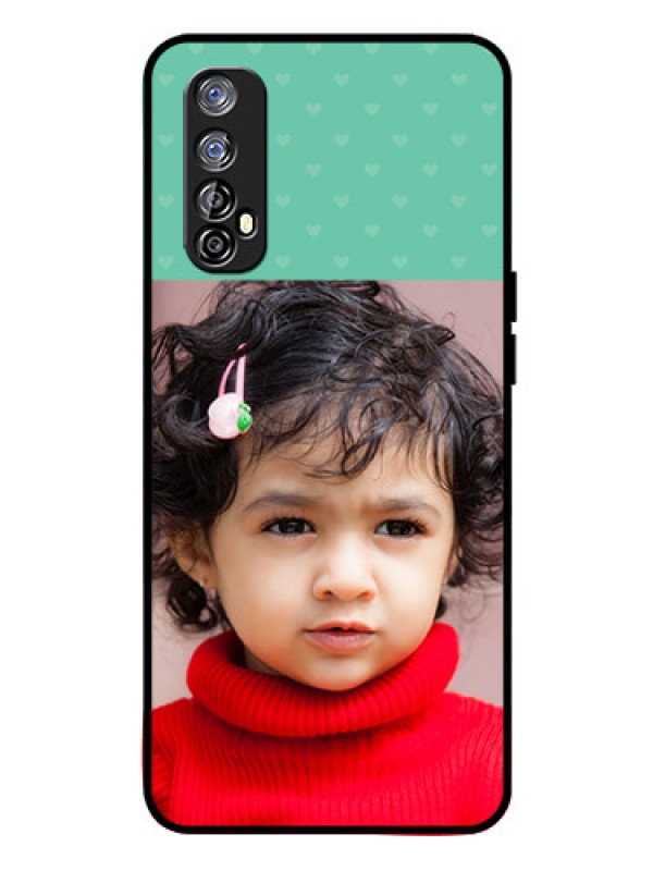 Custom Realme 7 Custom Glass Phone Case  - Lovers Picture Design