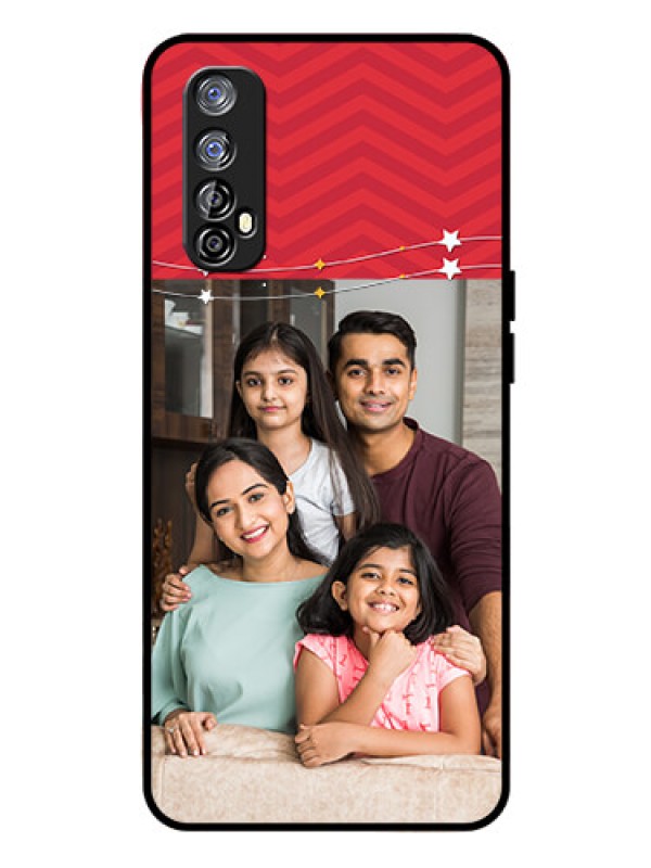 Custom Realme 7 Personalized Glass Phone Case  - Happy Family Design