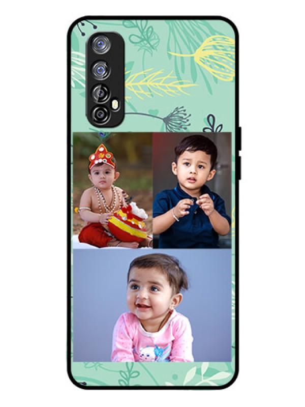 Custom Realme 7 Photo Printing on Glass Case  - Forever Family Design 