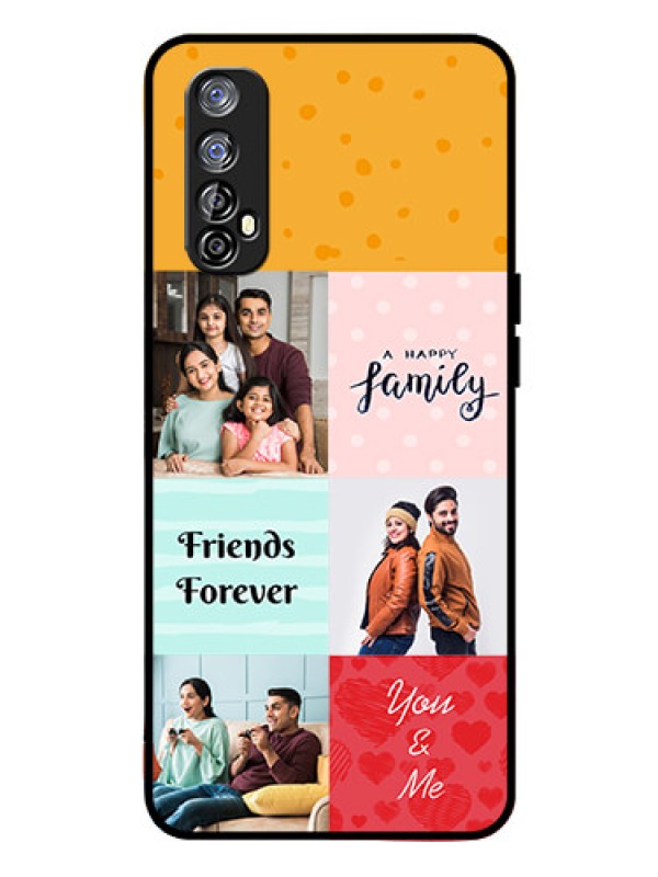 Custom Realme 7 Personalized Glass Phone Case  - Images with Quotes Design