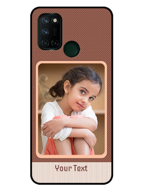 Custom Realme 7I Custom Glass Phone Case  - Simple Pic Upload Design