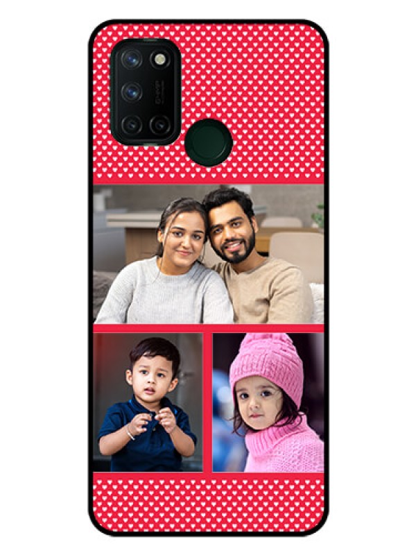 Custom Realme 7I Personalized Glass Phone Case  - Bulk Pic Upload Design