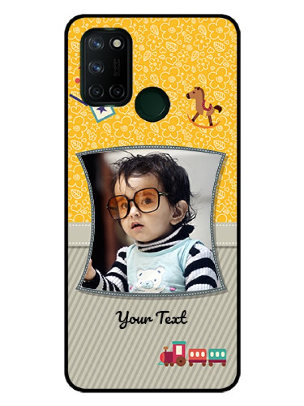 Custom Realme 7I Personalized Glass Phone Case  - Baby Picture Upload Design