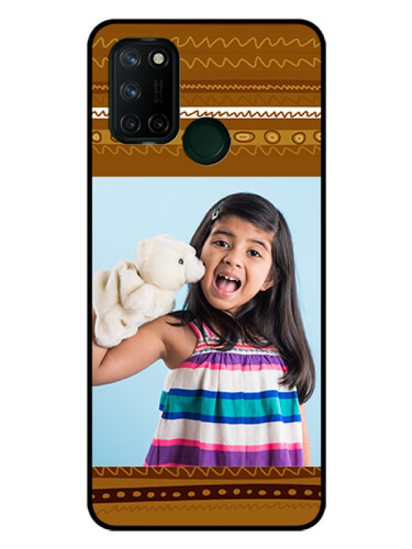 Custom Realme 7I Custom Glass Phone Case  - Friends Picture Upload Design 