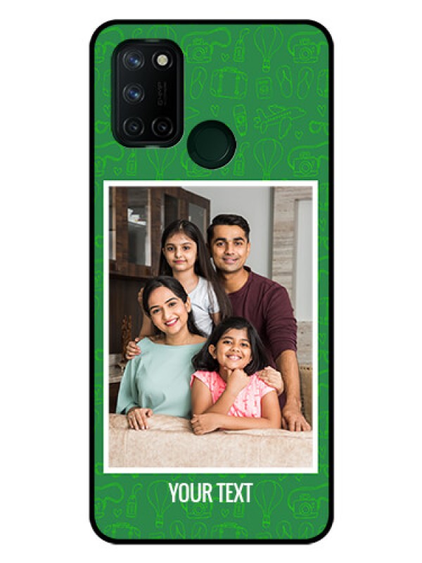 Custom Realme 7I Personalized Glass Phone Case  - Picture Upload Design