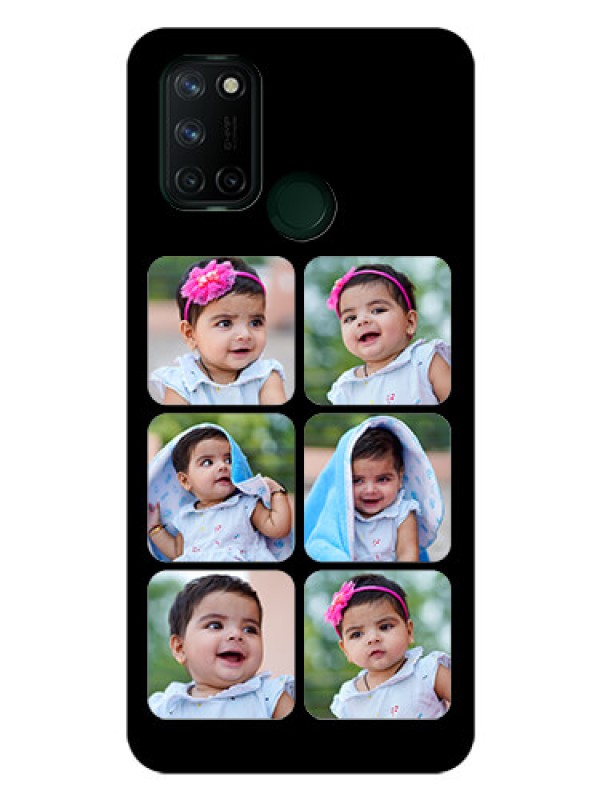 Custom Realme 7I Photo Printing on Glass Case  - Multiple Pictures Design