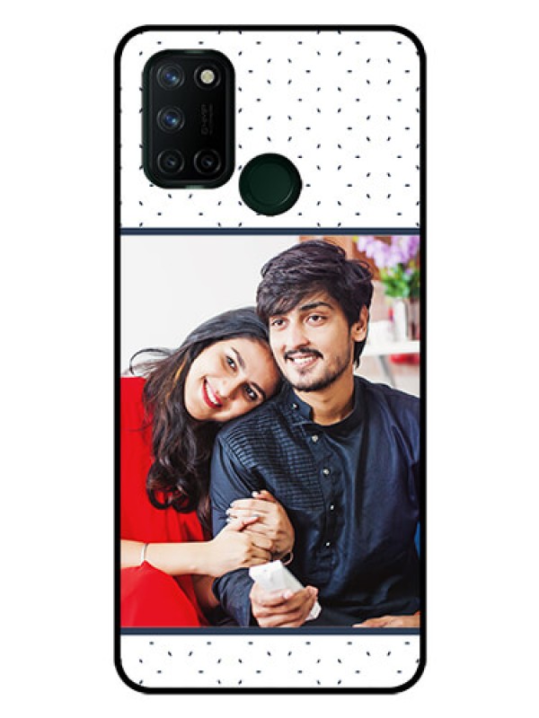 Custom Realme 7I Personalized Glass Phone Case  - Premium Dot Design