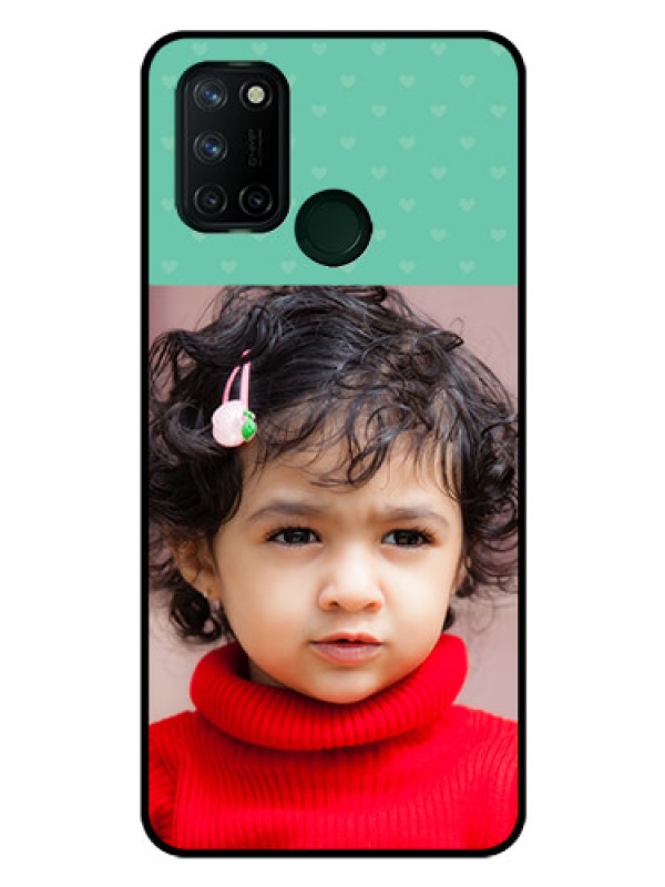 Custom Realme 7I Custom Glass Phone Case  - Lovers Picture Design