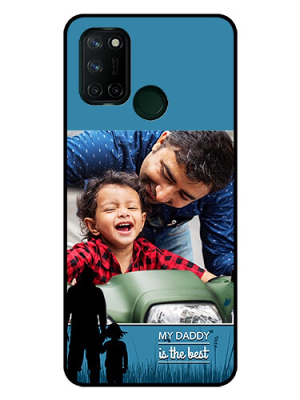 Custom Realme 7I Custom Glass Mobile Case  - Best dad design 