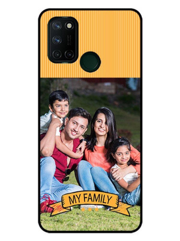Custom Realme 7I Custom Glass Phone Case  - My Family Design
