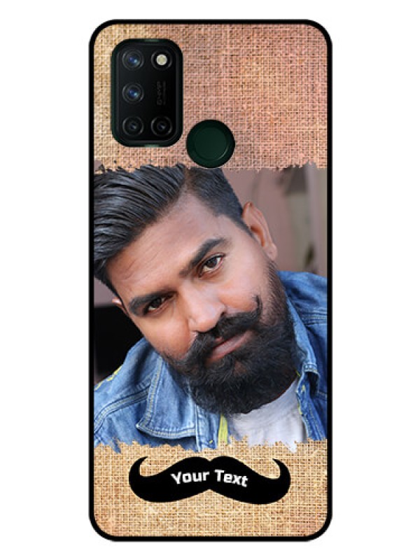 Custom Realme 7I Personalized Glass Phone Case  - with Texture Design
