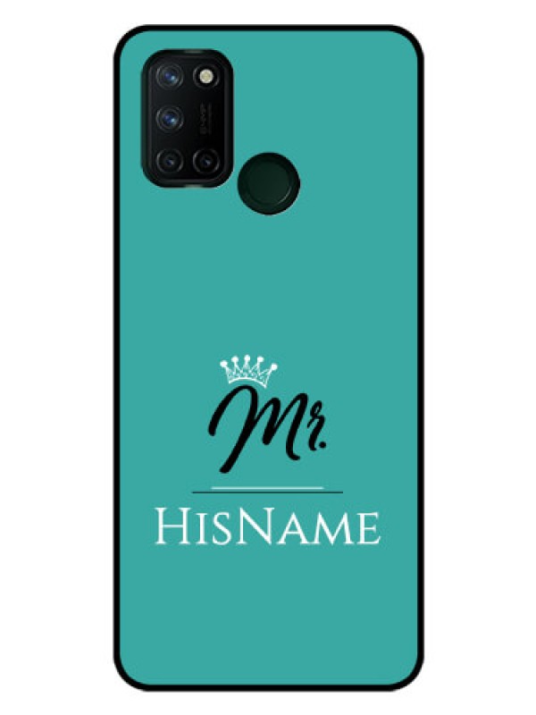Custom Realme 7I Custom Glass Phone Case Mr with Name