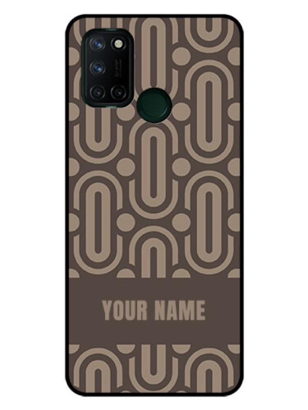 Custom Realme 7i Custom Glass Phone Case - Captivating Zero Pattern Design