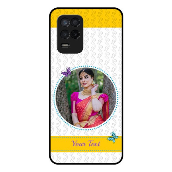 Realme 8 5G Custom Glass Mobile Case - Girls Premium Case Design