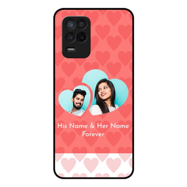 Realme 8 5G Personalized Glass Phone Case - Couple Pic Upload Design Realme 8 5G Personalized Glass Phone Case - Couple Pic Upload Design