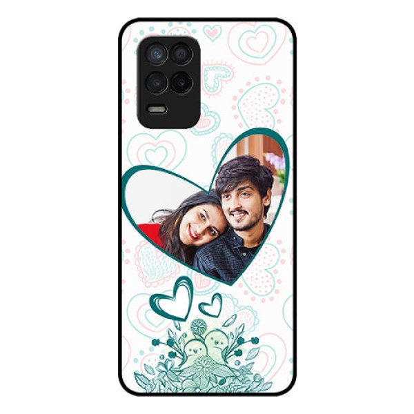Realme 8 5G Photo Printing on Glass Case - Premium Couple Design Realme 8 5G Photo Printing on Glass Case - Premium Couple Design