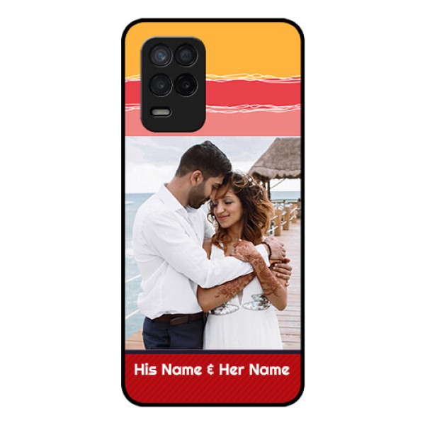 Realme 8 5G Custom Glass Mobile Case - Colorful Case Design
