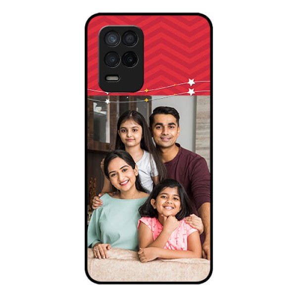 Realme 8 5G Personalized Glass Phone Case - Happy Family Design