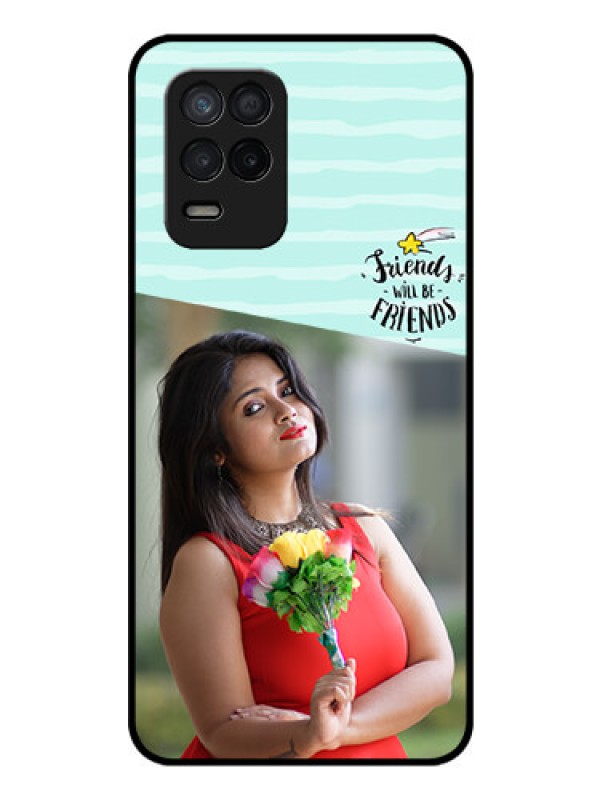 Custom Realme 8 5G Custom Glass Phone Case - Friends Picture Icon Design