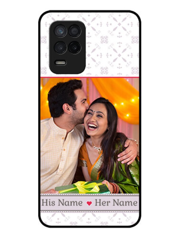 Custom Realme 8 5G Custom Glass Mobile Case - with Photo and Ethnic Design