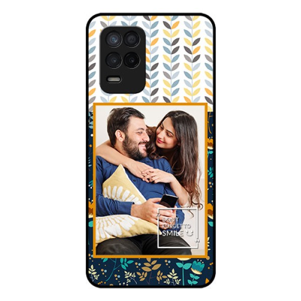 Realme 8 5G Custom Glass Mobile Case - Pattern Design