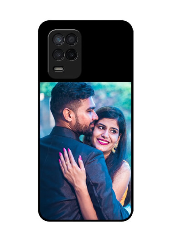 Realme 8 5G Custom Glass Phone Case - Upload Full Picture With Custom Color Design