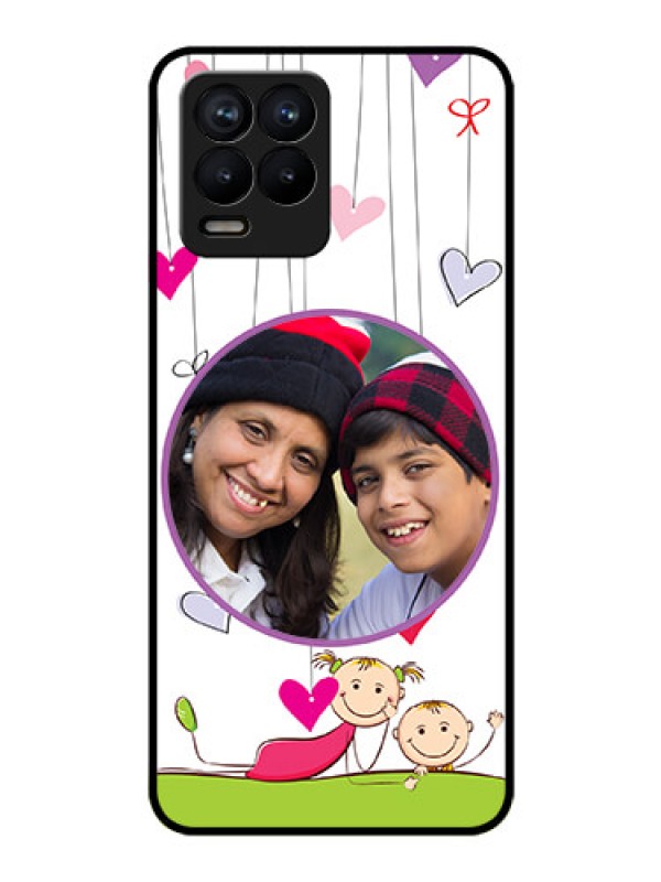 Custom Realme 8 Pro Photo Printing on Glass Case - Cute Kids Phone Case Design