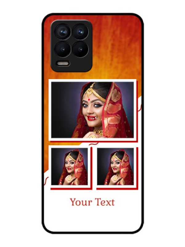 Custom Realme 8 Pro Custom Glass Phone Case - Wedding Memories Design 