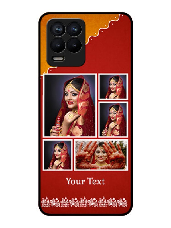 Custom Realme 8 Pro Personalized Glass Phone Case - Wedding Pic Upload Design