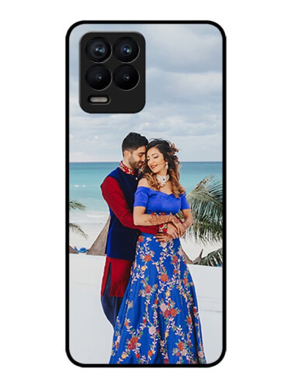 Custom Realme 8 Pro Photo Printing on Glass Case - Upload Full Picture Design