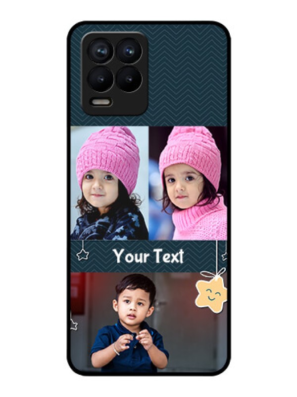 Custom Realme 8 Pro Custom Glass Mobile Case - Hanging Stars Design