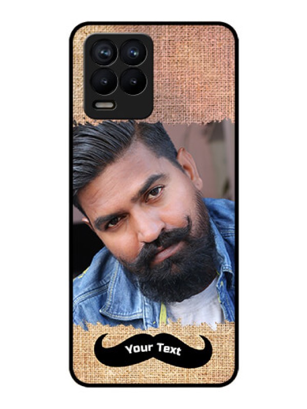 Custom Realme 8 Pro Personalized Glass Phone Case - with Texture Design