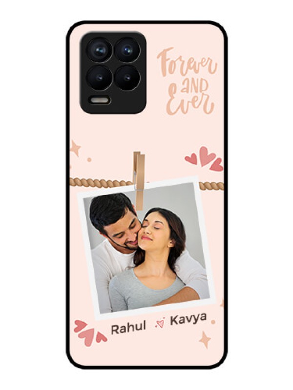 Custom Realme 8 Pro Custom Glass Phone Case - Forever and ever love Design