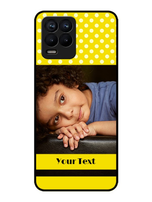 Custom Realme 8 Custom Glass Phone Case - Bright Yellow Case Design
