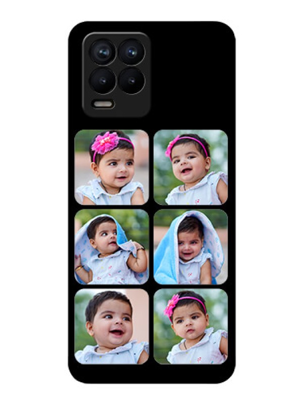 Custom Realme 8 Photo Printing on Glass Case - Multiple Pictures Design