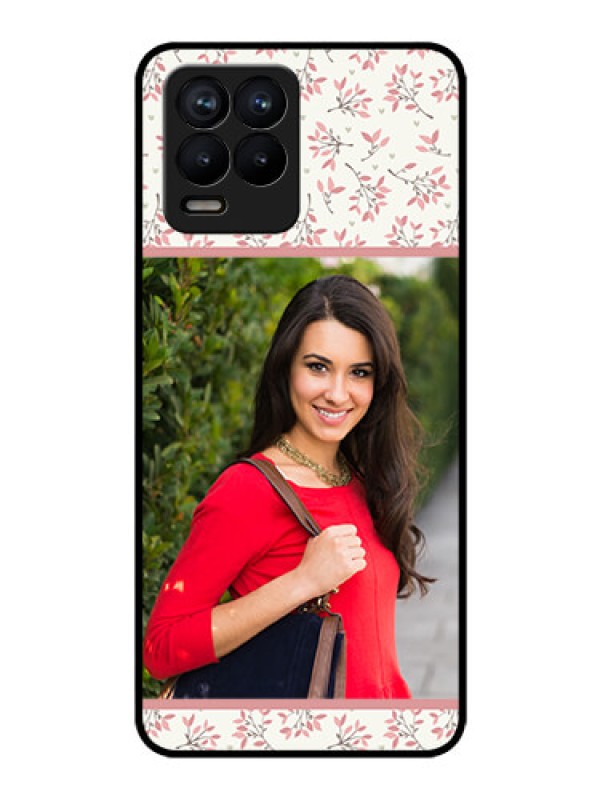 Custom Realme 8 Custom Glass Phone Case - Premium Floral Design